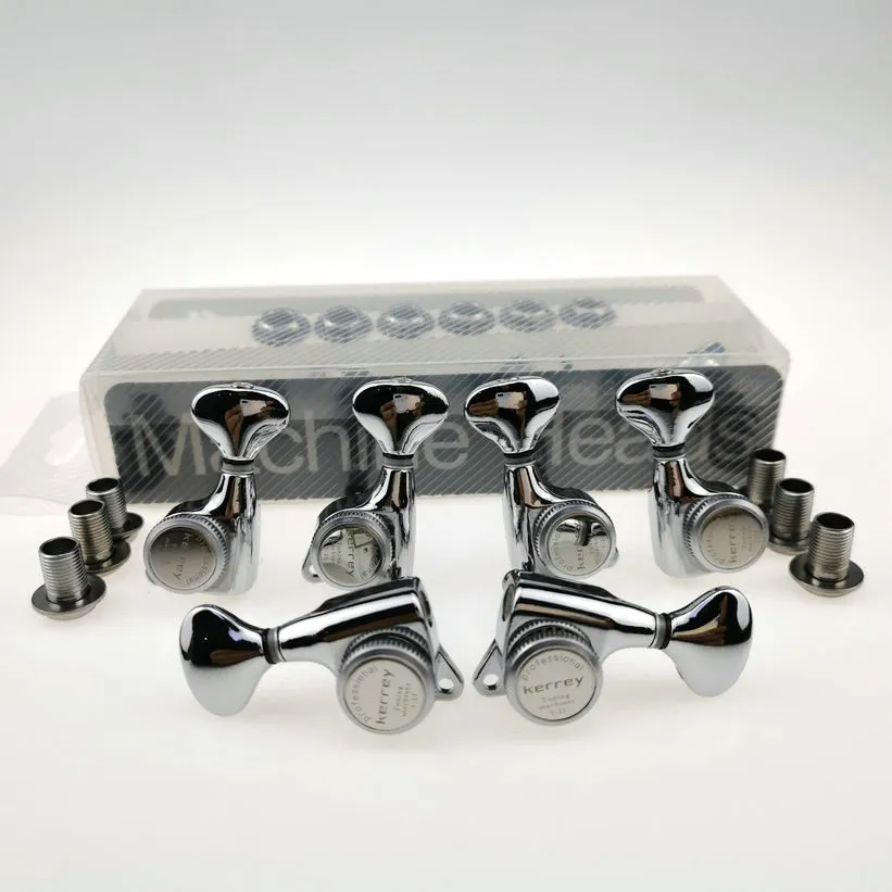 Kerrey Gitaar Machine Heads 1:21 Achter Locking Tuners Gitaar Stemsleutels Tuners voor ST TL SG Stijl Elektrische Gitaren Chrome