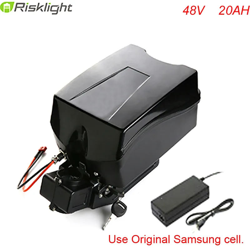 48v 1000w 20ah li ion electric bike battery 48volt 18650 battery pack with BMS for frog ebike with charger and bms