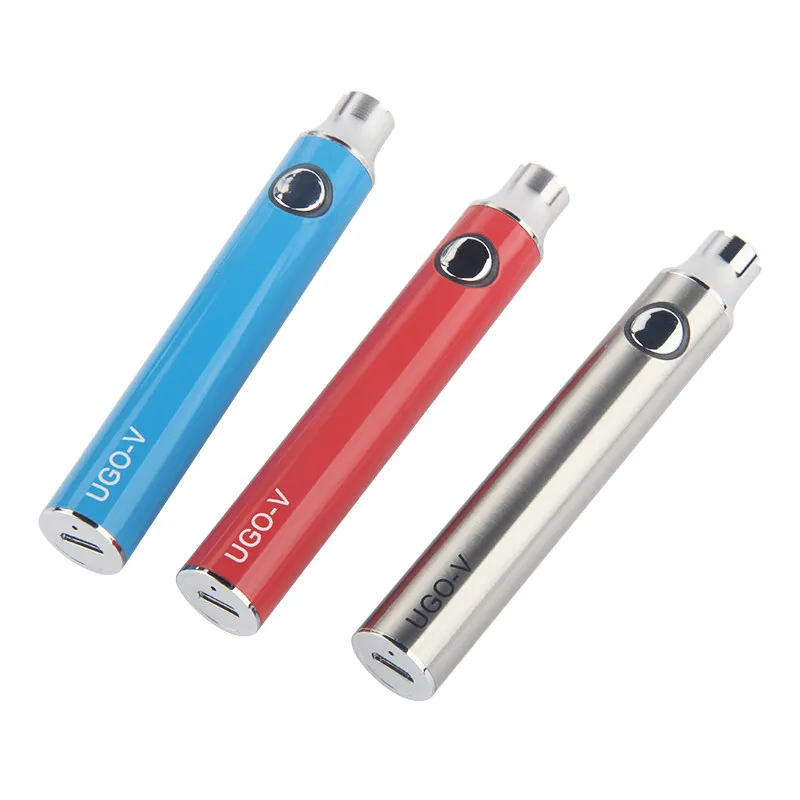 UGO V Preheat Vape Pen Battery 650 900 mAh 510 eGo Thread UGO Oringinal Electronic Cigarettes eVod Batteries EcPow Brand bulk in stock