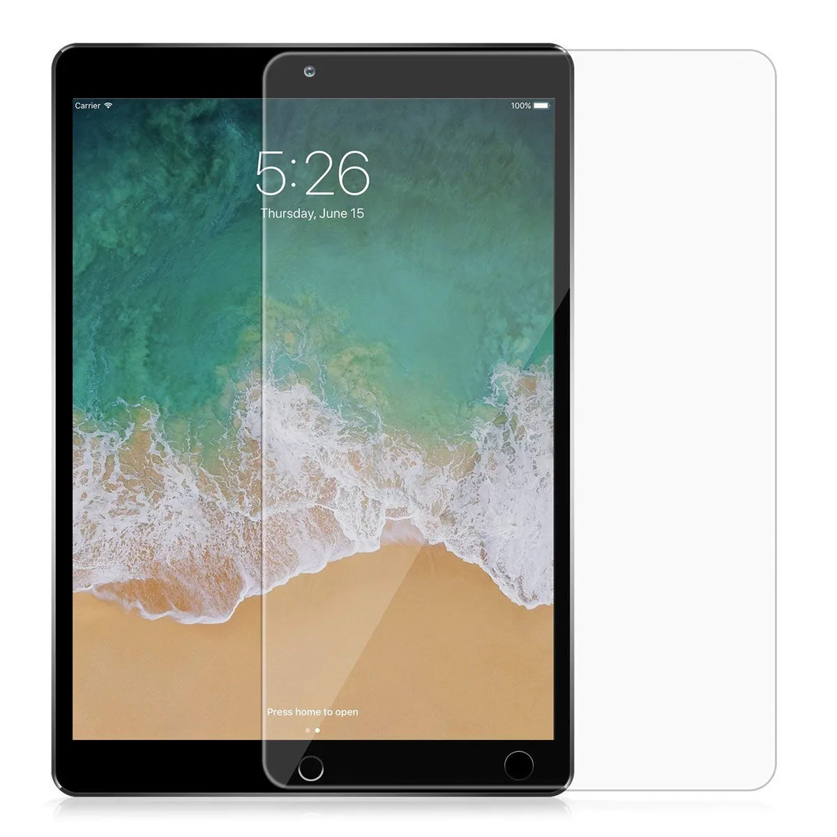 9H Hermed Glass Screen Protector for iPad Air 5 10.9 2022 10.2 2021 10.5 Luft 4 Pro 11 100pcs / mycket Inga detaljhandelspaket
