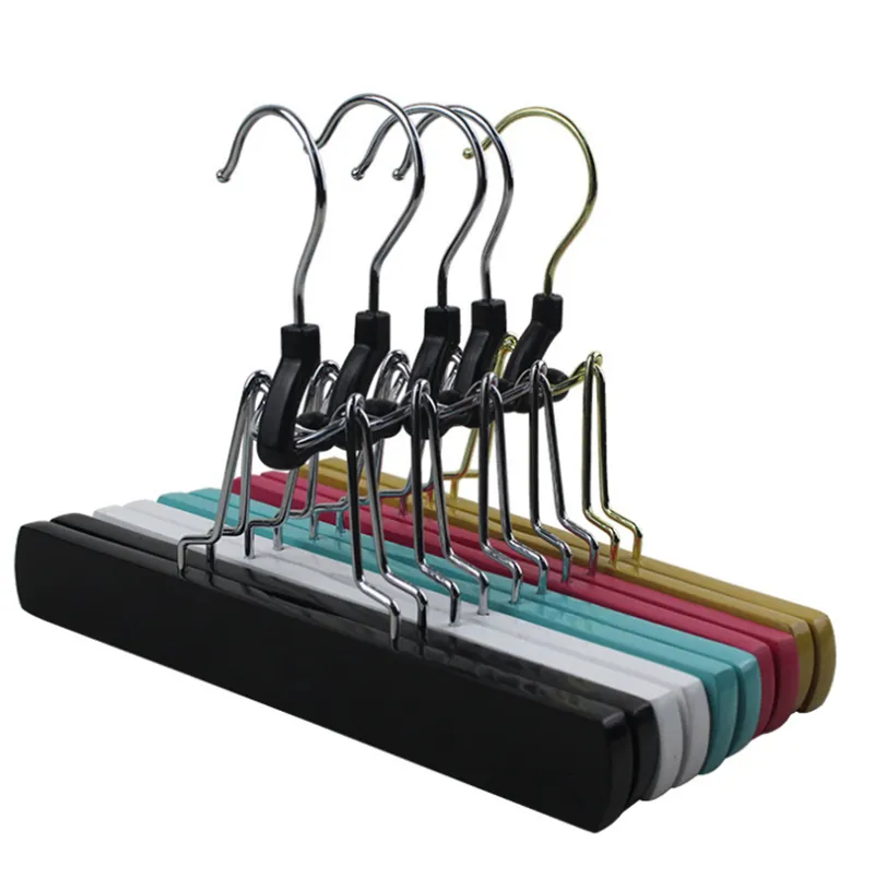 Antislip houten doek hangers collectie hout rok hangers