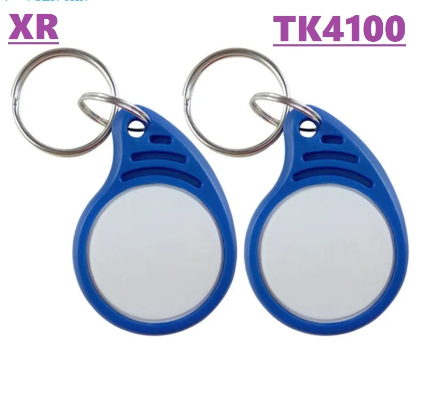 500 pièces ID 125Khz porte-clés étanche ABS passif TK4100 RFID porte-clés ID porte-clés intelligent NO12 pour le contrôle d'accès livraison directe