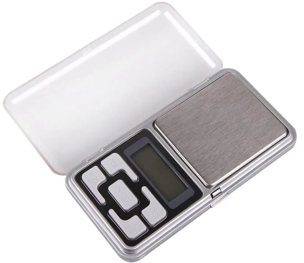 Báscula Digital De Bolsillo 200g X 0.01g - Pesa Joyas, Oro, Alimentos, Té, Con Pantalla Azul Y Apagado Automático