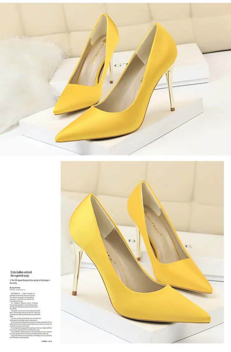 Nine West Yellow Heels for Women for sale | eBay