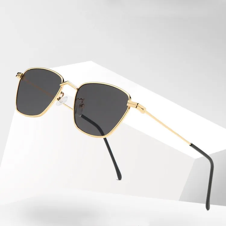 Occhiali Da Sole In Metallo Con Montatura Piccola Cat Eye Occhiali