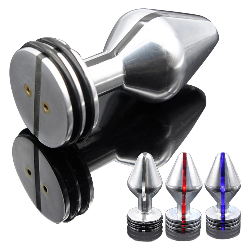 Elektrische schok metalen butt plug dildo anus expansie g spot stimulator anale plug haak seksspeeltje voor vrouwen mannen dilator Y200422