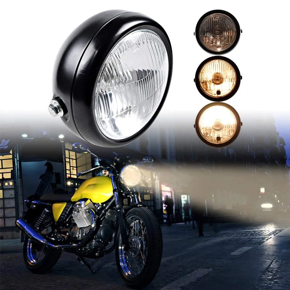 7.5 inch LED Motorcycle Headlight Headlamp Head light phare led moto For  Harley Sportster Cafe Racer Honda Yamaha Suzuki Custom