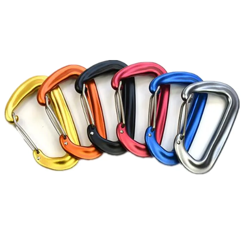 12KN Outdoor Aluminum Hammock Carabiner Buckle Magnesium 7075 Aviation