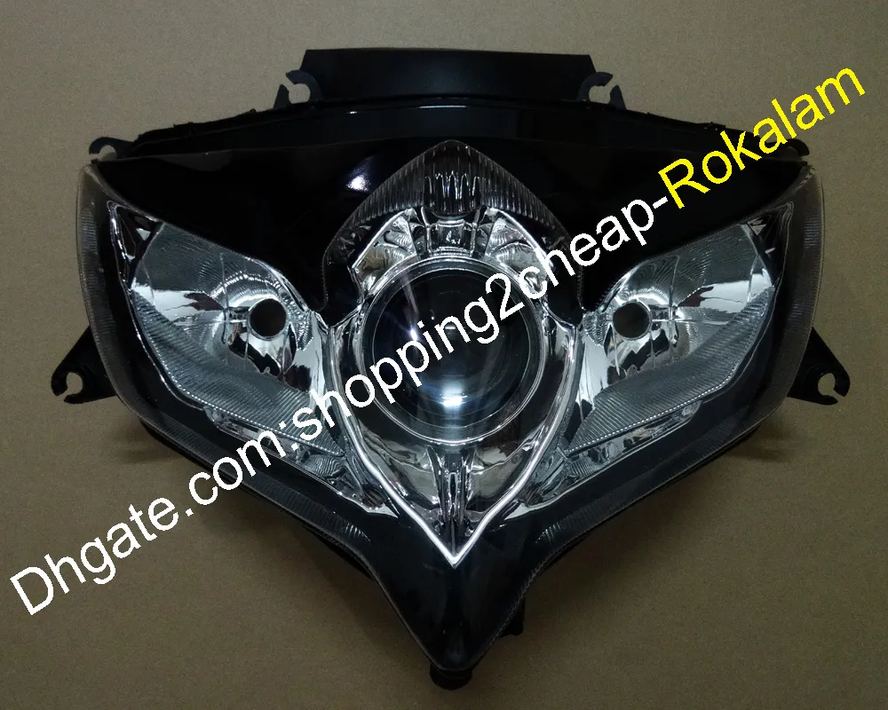 Montaż reflektorów dla Suzuki K8 GSXR600 GSXR750 GSX-R600 08 09 10 GSX-R750 2008 2009 2010 GSXR 600 750 Motocykl Headlamp Clear Obiektyw