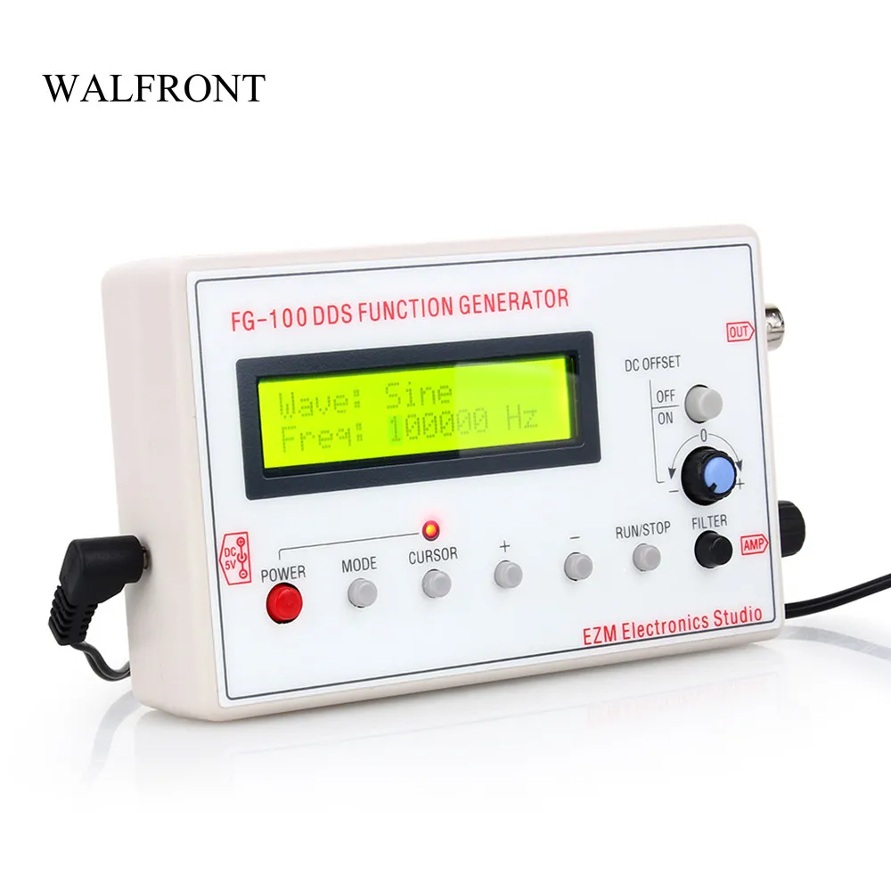 Freeshipping DDS Function Signal Generator Frequentiemeter Arbitray Digital Dual-Channel Pulse Waveform Signal Generator-versterker