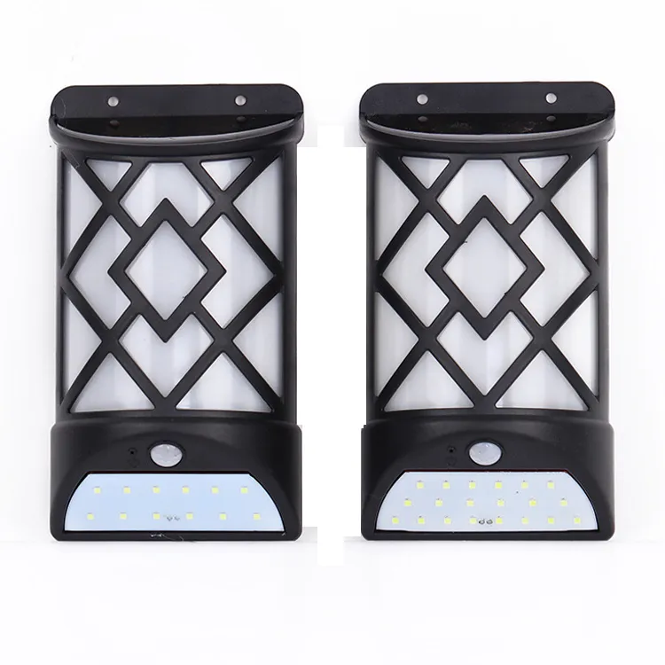 Solar Flood Lights Flame Lamps Flickering Flames Wall Lights Outdoor SolarSpotlights Landscape Decoration Lighting Solars Powered WallLights Garden CRESTECH