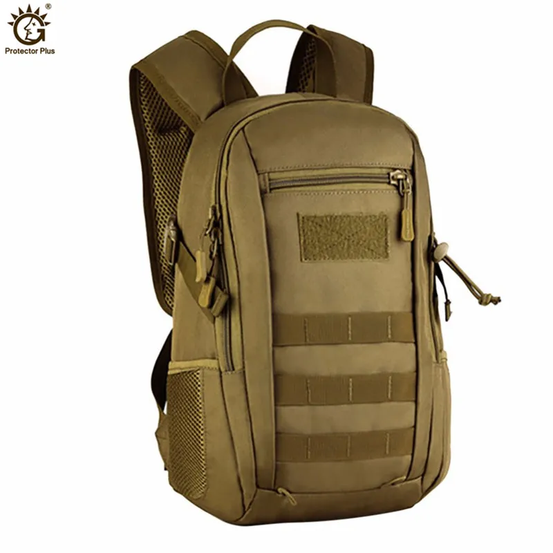 Zaino tattico da 12 litri Zaino piccolo da esercito in nylon impermeabile Sport all'aria aperta Campeggio Escursionismo Pesca Borsa da caccia