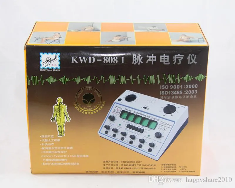 6 Channels Tens UNIT. Multi-Purpose Acupuncture Stimulator Health Massage Device KWD-808I acupuntura Electrical nerve muscle stimulator