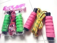 Colorful jump rope Children rope skipping colourful skip pro...