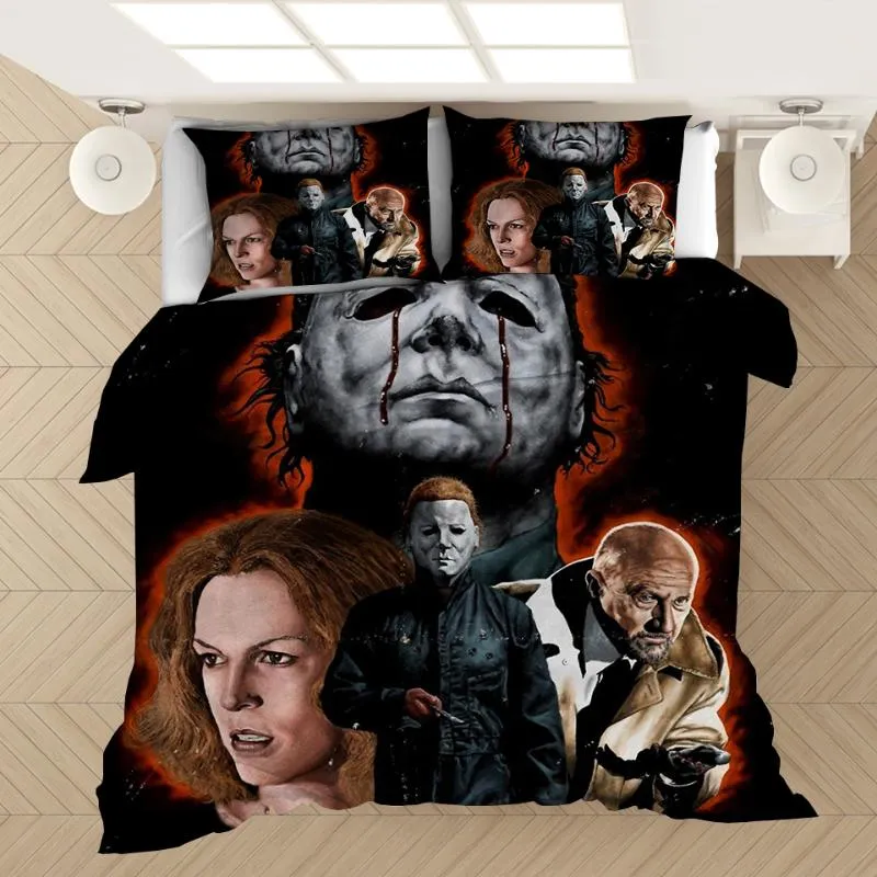 Horror Michael Myers 3D Printed Bedding Set Duvet Covers Pillowcases
