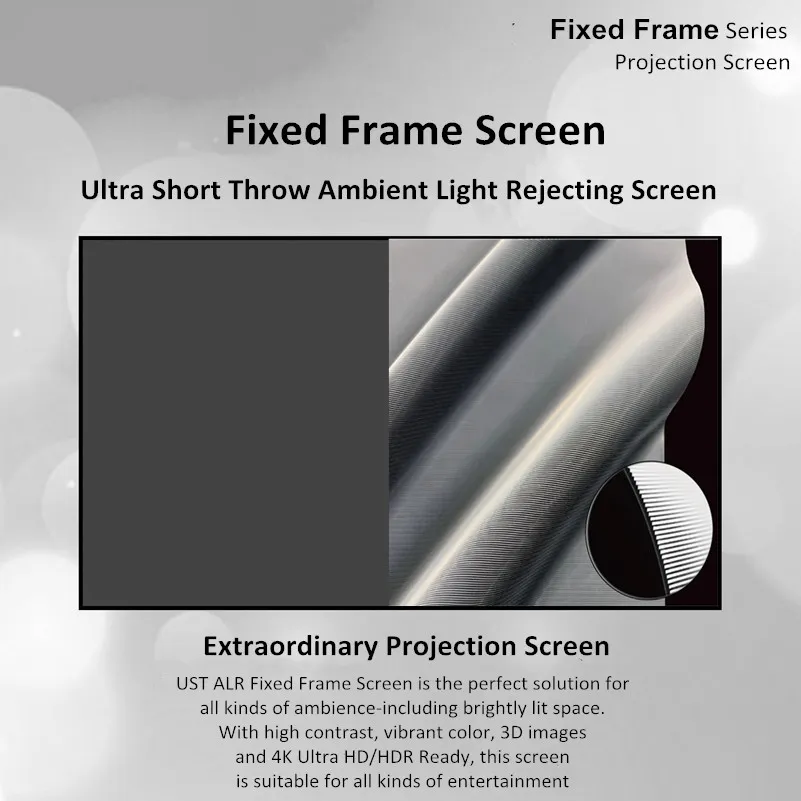 MIVISION-pantalla de proyección 16:9 para Proyector láser de tiro Ultra  corto