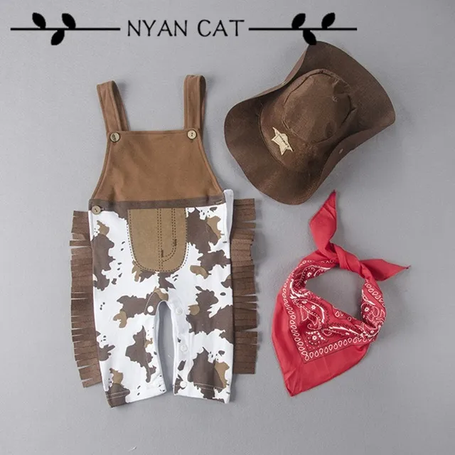 2 Pièces Ensemble Halloween pour Bébé Garçon Fille Déguisement