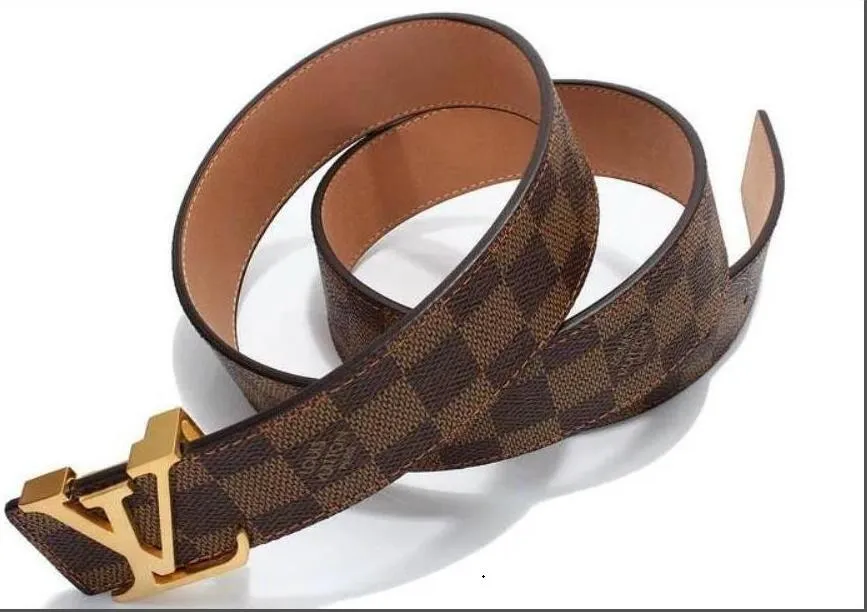 2019 Louis Vuitton Cinturones Para Hombre Serpiente Correa Real De Genuino Negocio Mujeres Big Gold Buckle Con Caja Original Negro B1112 De 14,7 | DHgate
