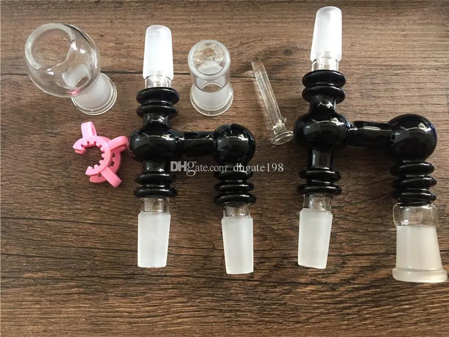 Attrape-cendres capiteux coloré pour conduites d'eau Soulton Percolator Reclaim Catcher 14mm 18mm mâle femelle Reclaim Ash Catcher Adaptateur pour bongs