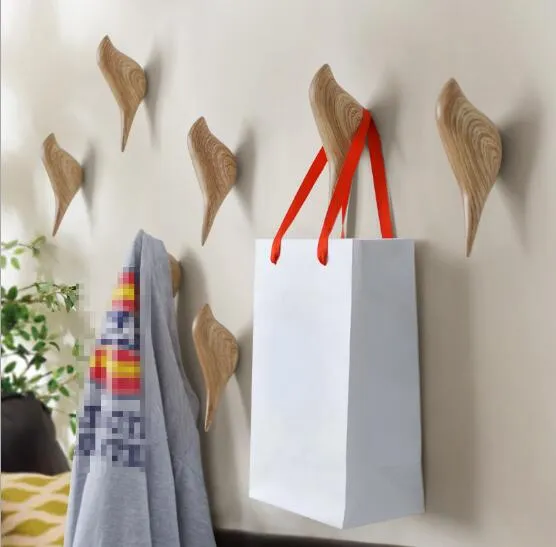 Le mur créatif de crochet d'animal de parure d'oiseau de métope de maison agit le rôle de la porte de chambre à coucher après avoir suspendu le crochet de vêtements stéréo crochet simple