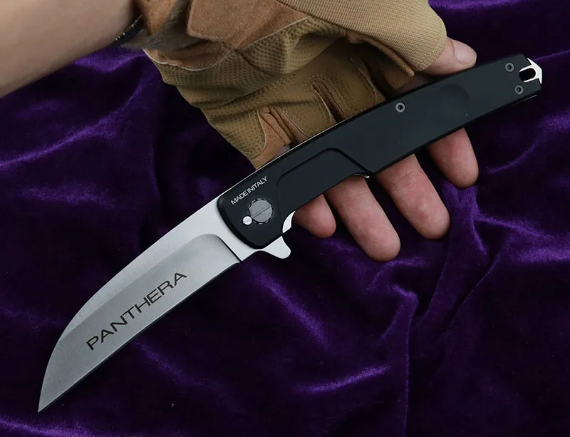 EXTREMA ORANI Panthera Taktik Katlama Bıçak N690 6061-T6 alaşımı EDC Pocket Açık Kamp Bıçak Avcılık Survival Bıçak Kulp