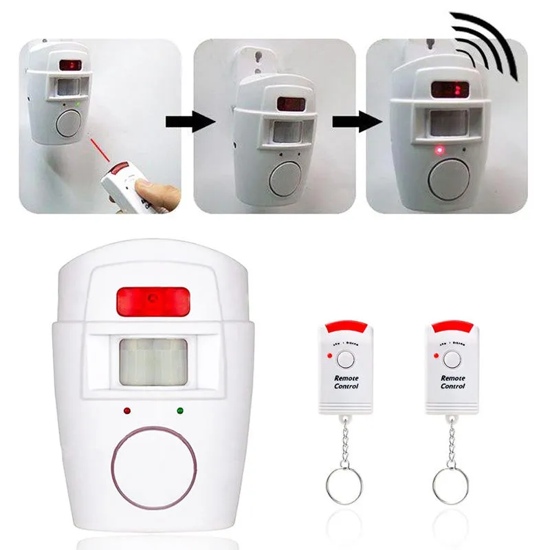 Wireless Motion Alert System With Infrared PIR Sensor For Home Security