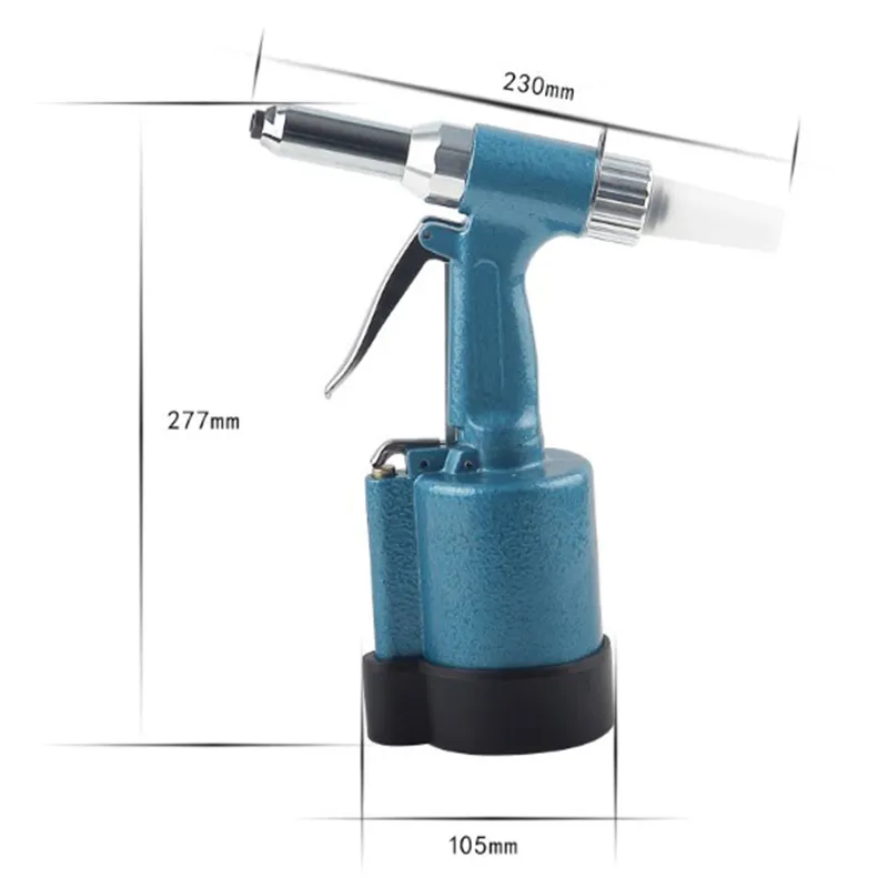 Freeshipping The Pneumatic Blind Rivet Tool 2.4-5.0mm met afvalklinkers Collectie Fles Blind Rivet Gereedschap