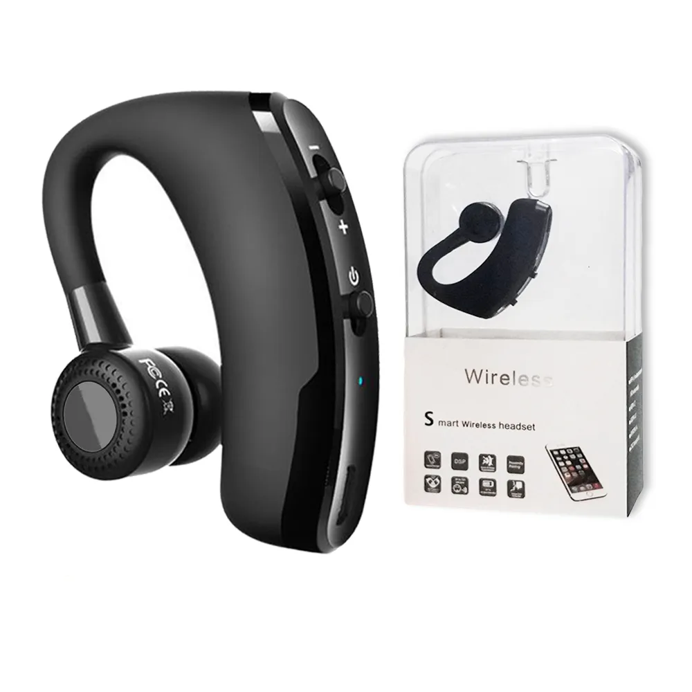 Auriculares V9 V8, auriculares Bluetooth, auriculares inalámbricos manos libres, auriculares de negocios, auriculares deportivos para llamadas, CSR 4,0