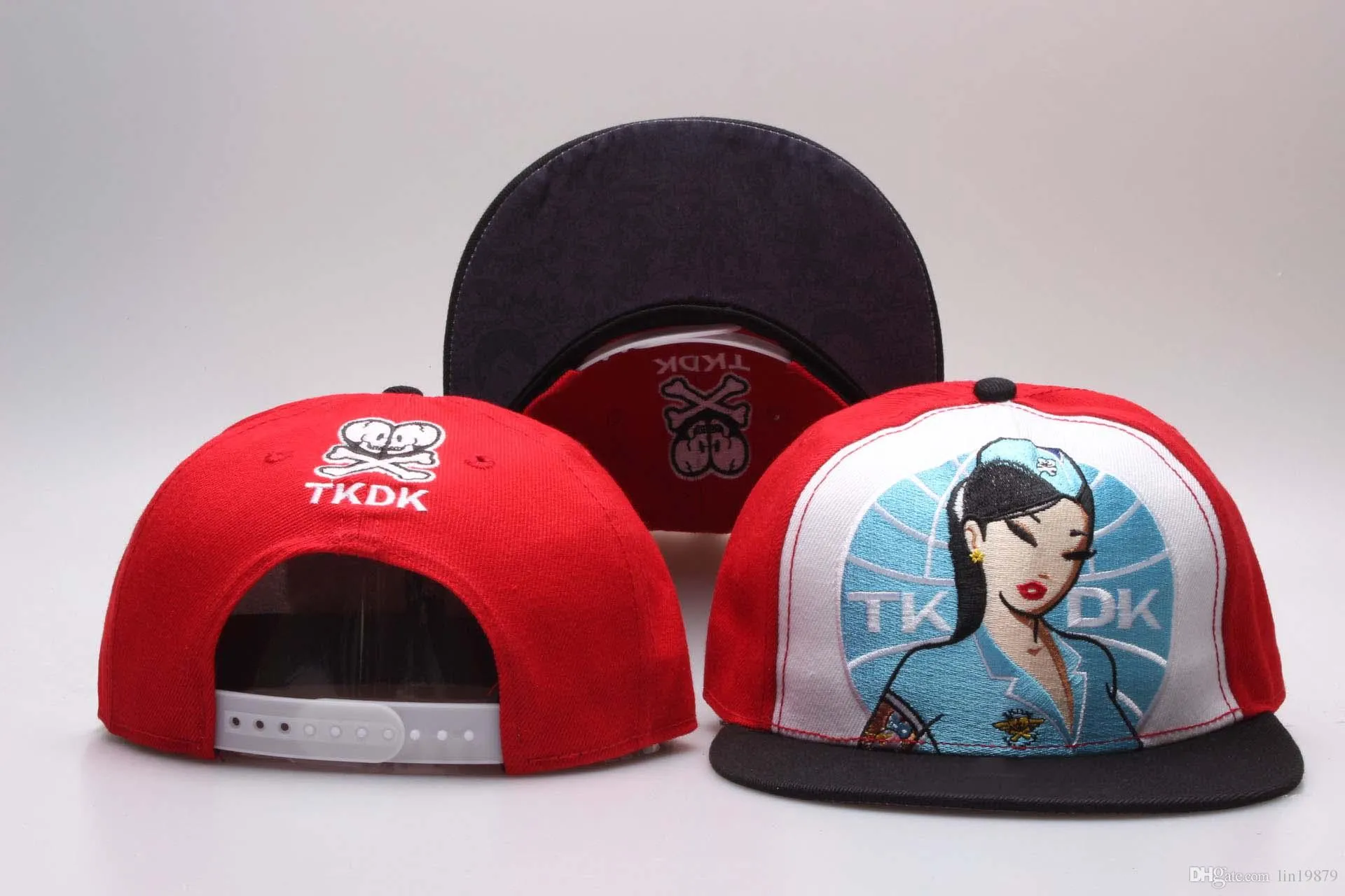 TKDK Cartoon Style Baseball Caps Man And Woman Snapback Hats
