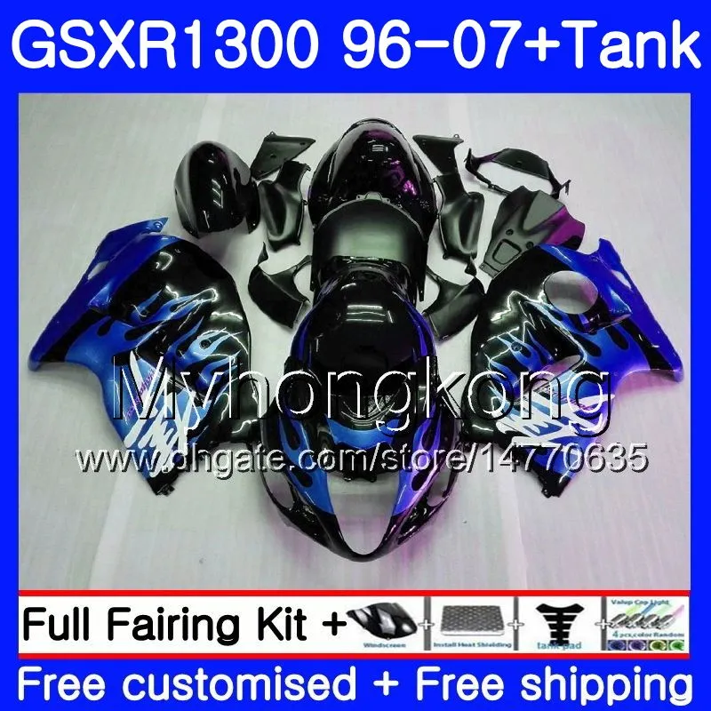 + Zbiornik do Suzuki GSXR1300 Blue Flames Hayabusa 96 97 98 99 2000 2001 333HM.220 GSX R1300 GSXR 1300 1996 1997 1998 1999 00 01 02 Owalnia