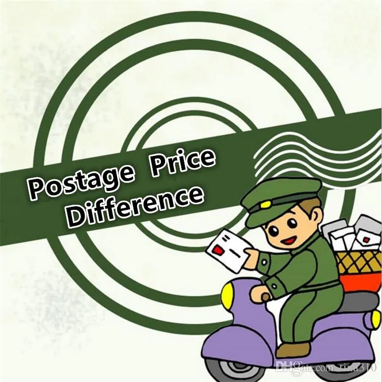 Nowy Wypełnij różnicę pocztową / cenę Dodatkową opłatę Postage Różnica cen