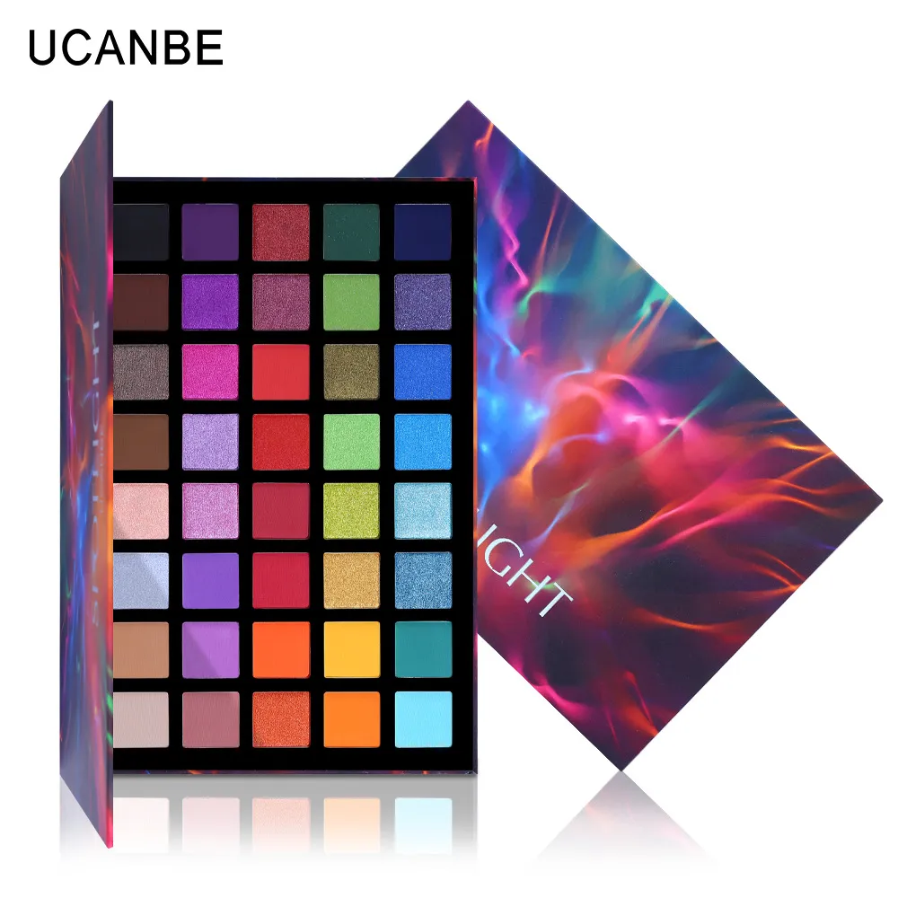 UCANBE Spotlight Eyeshadow Palette Professional 40 Color Eye Shadow Matte  Shimmer Makeup Pallet Highly Pigmented Colorful Powder Long Lasting  Waterproof Eye Shadow