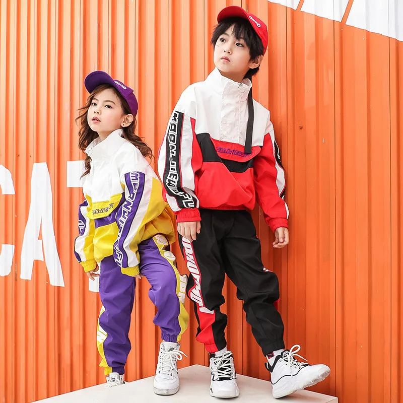 Ropa Deportiva Para Niños Chándal Niños Niñas 10 12 14 Años Trajes De Hip  Hop Niños Jazz Street Dancewear Ropa Baile Escenario Show J190717 De 62,21  €