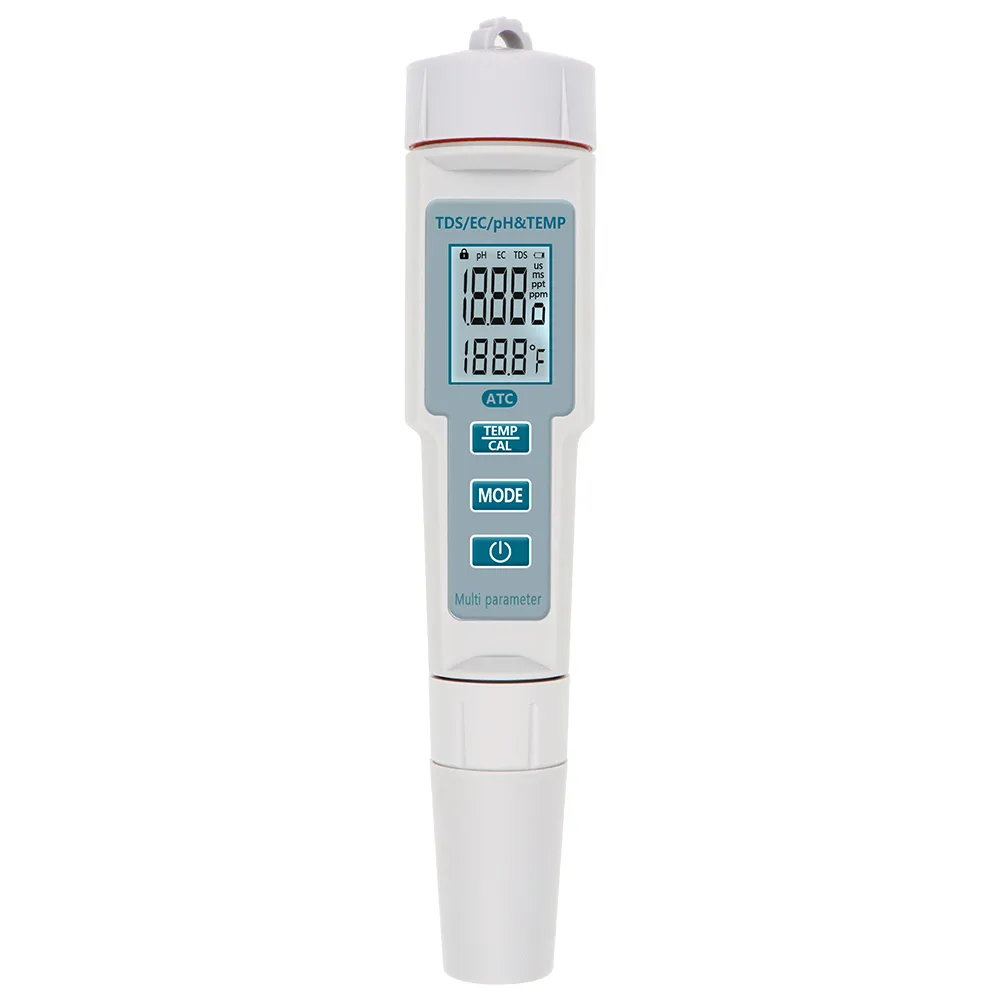 4 en 1 PH/TDS/EC/mètre de température PH-686 PH-mètre numérique testeur de moniteur de qualité de l'eau pour piscines eau potable