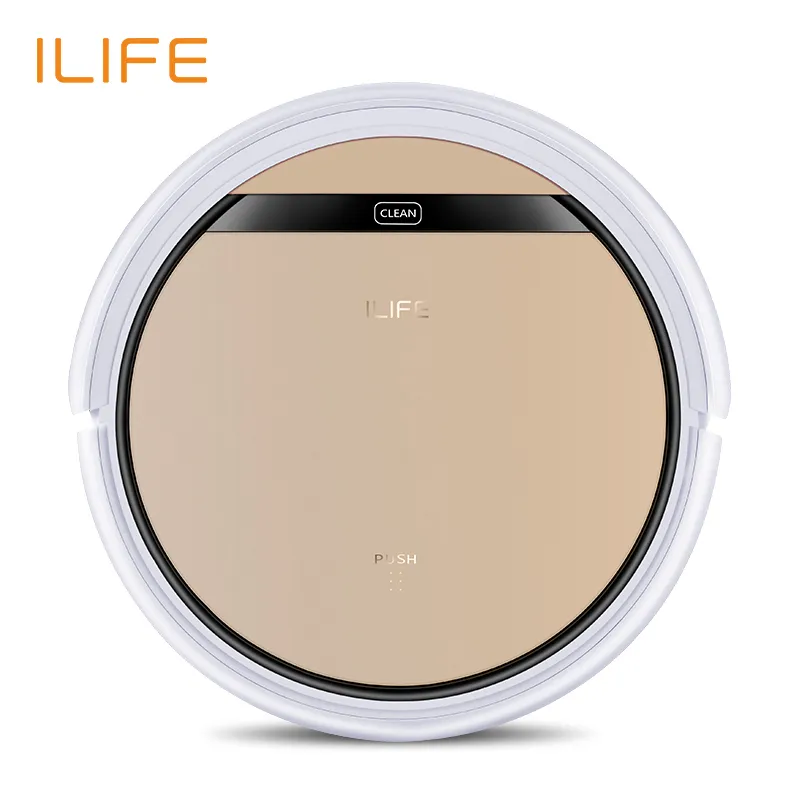 Ilife V5s Pro Süpürge Robot Süpürme Islak Paspas Pet Saç Ve Sert Zemin Için Otomatik Şarj Güçlü Emiş Ultra Ince C19041601