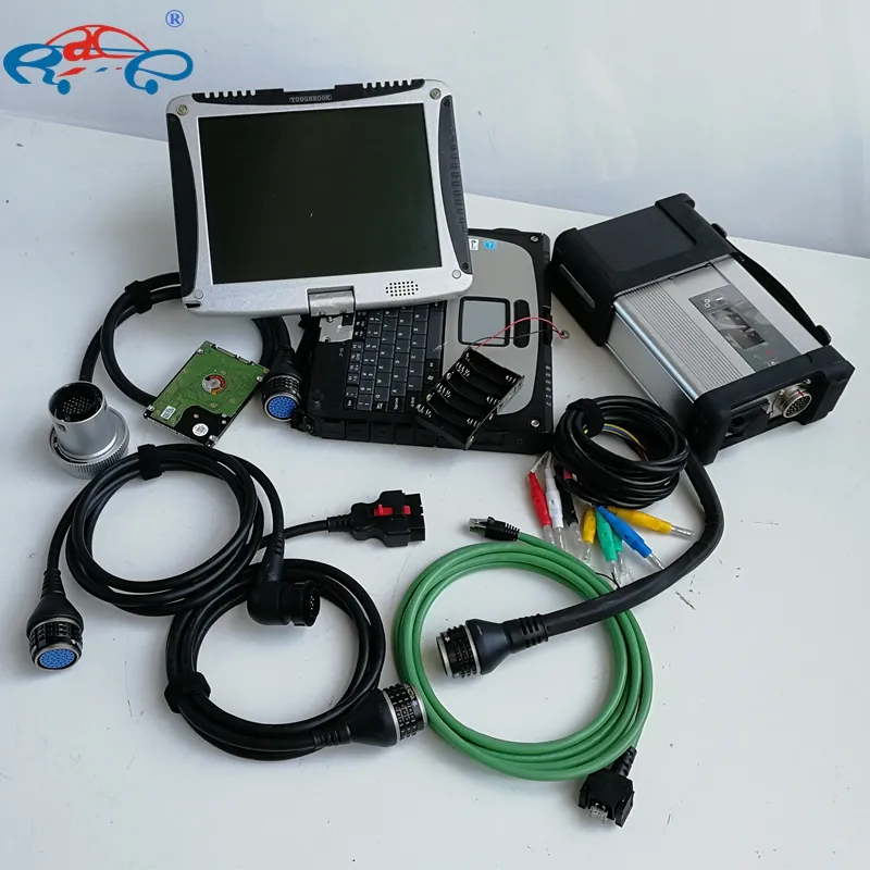 Automotivo Repair Diagnosis Tool V12.2023 MB Star C5 SD Compact 5 with multi-languages wifi HDD Cf19 4G 9300 used laptop computers