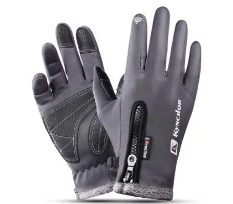 Sport men women thickening Touch screen gloves cold proof fleece thickened Winter riding warm waterproof Training 2020 yakuda thick fitness