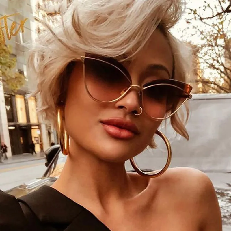 Vintage Cat Eye Sunglasses - Women display picture 1