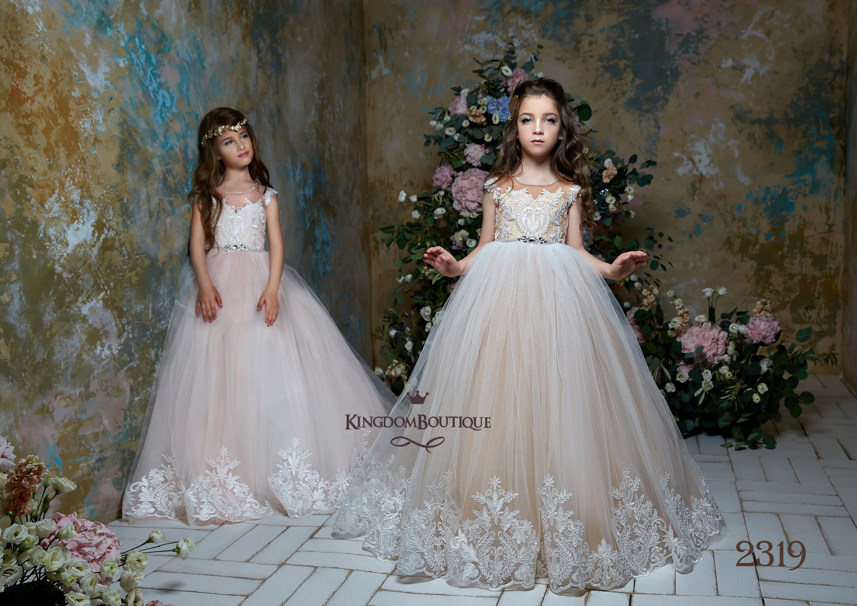 Vestidos De Princesa Baratos Para Ni as De Flores Para Boda