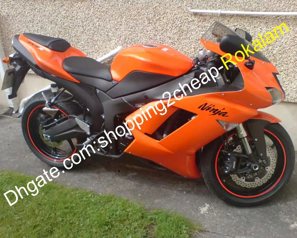 版画 backside works. M : i : FIX ORANGE Orange with ZX-6R Decal - 2003 to 2004 ZX6R | ABS Fairings