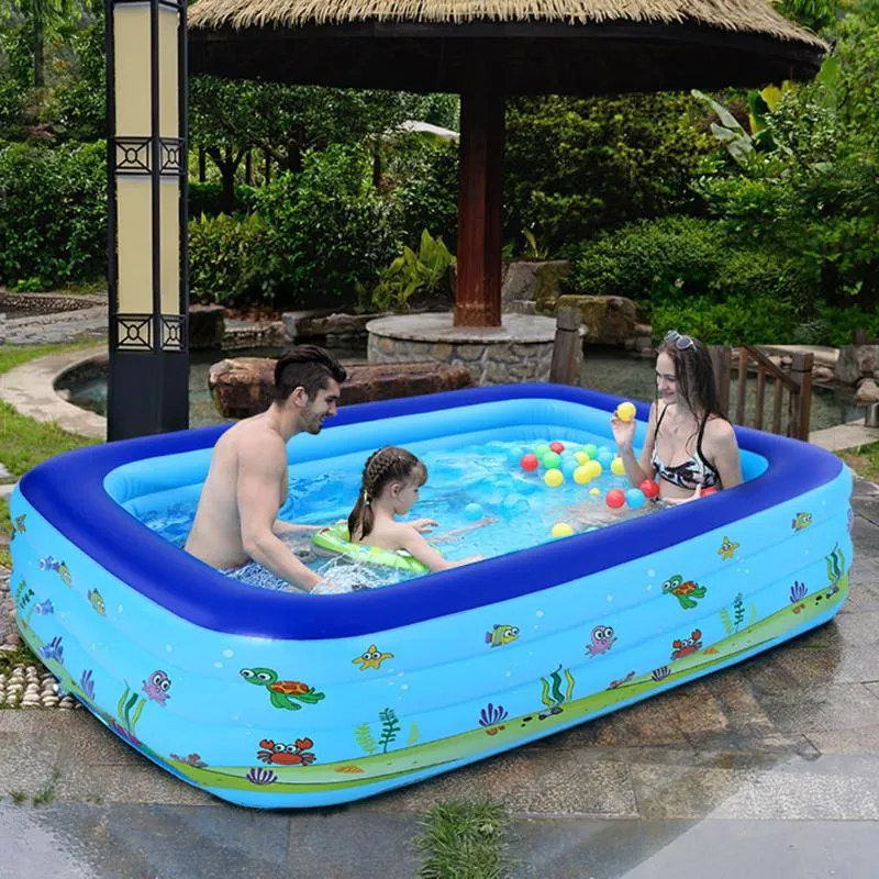 Piscina 2020家族の庭の屋外夏のインフレータブルキッズパドリングプールPiscinas Grandes Para Familiaのための新しいスイミングプール