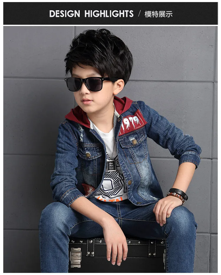 DHgate.com:Denim Jacket and Jeans Set for Boys - Stylish Two DHgate.com:Denim Jacket and Jeans Set for Boys - Stylish Two