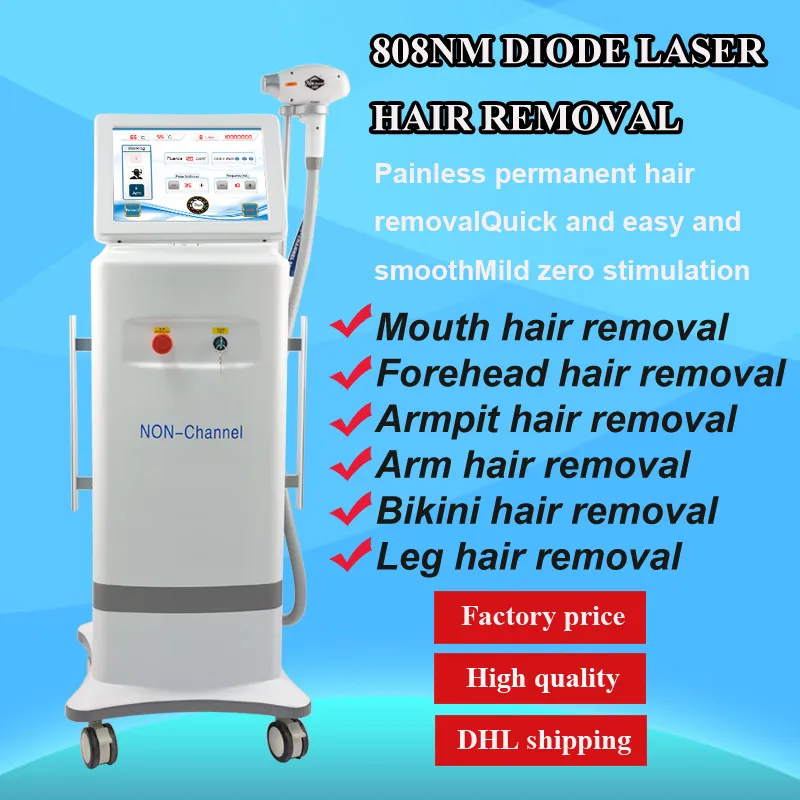 Permanent Laser Hair Removal Freezing Point System 808nm Diode Laser