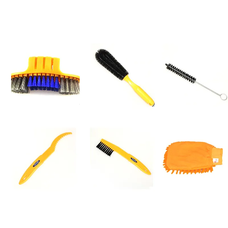 Bicycle Cleaing Tool Kits Chain Cleaner Tire Brushes Road Mountain Bike