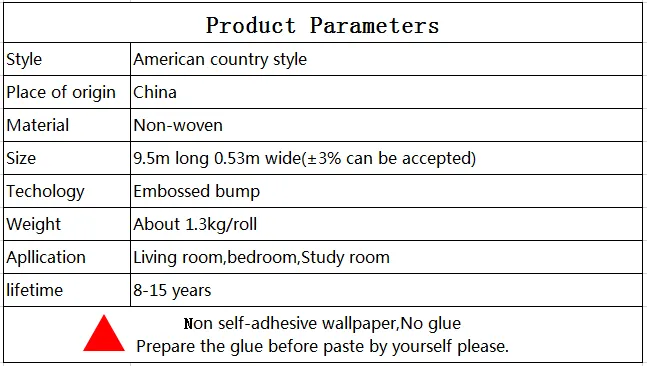 country non-woven 9.5