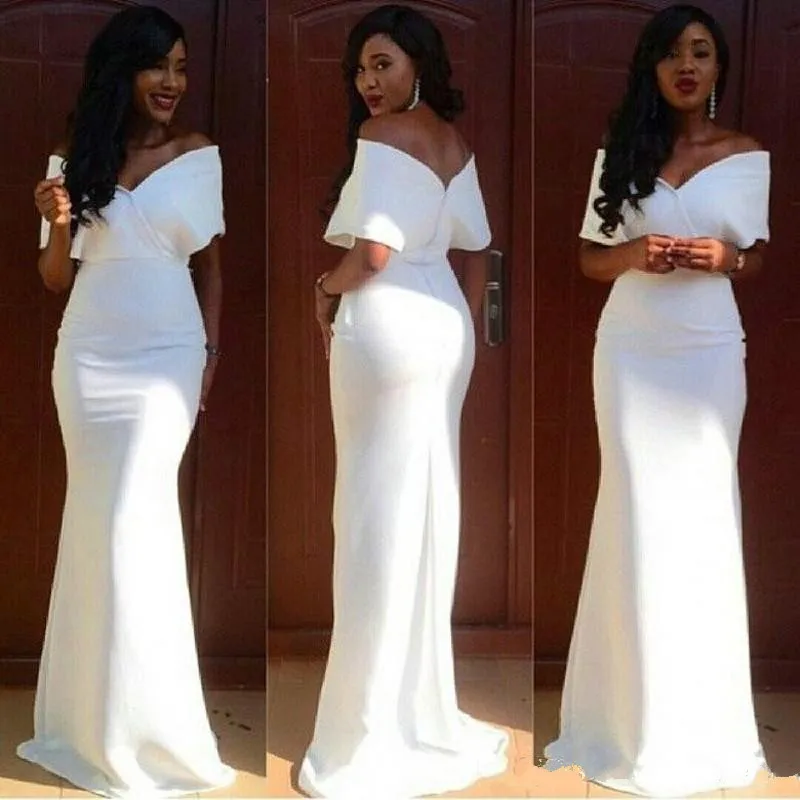 Elegant off white dresses hot sale