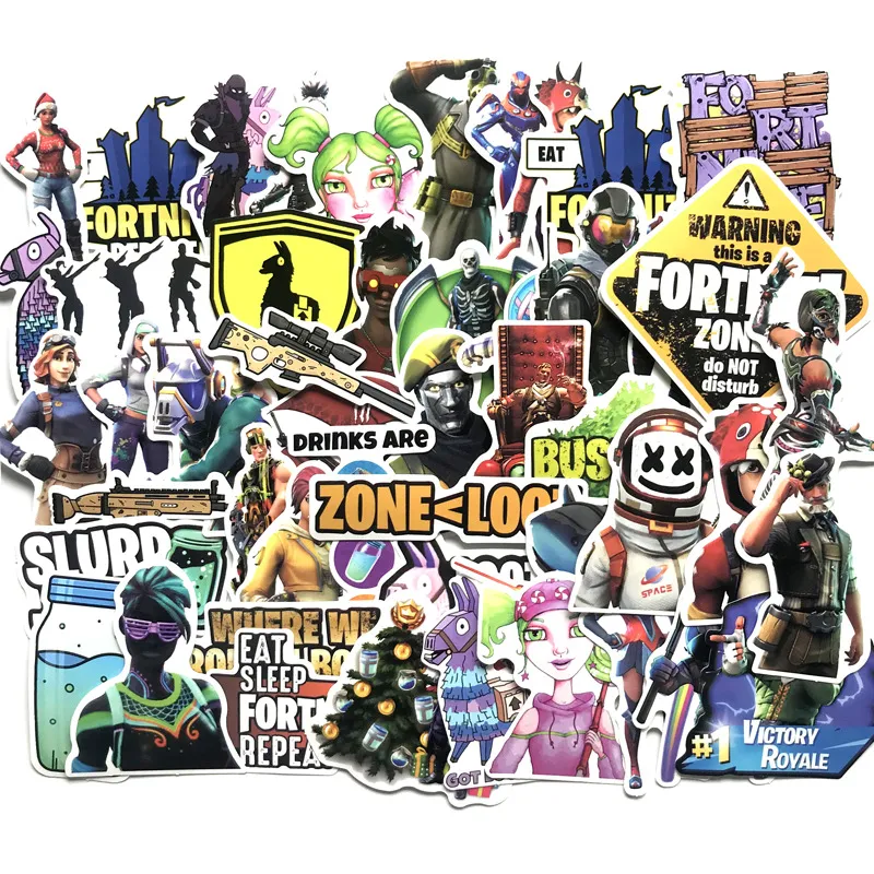 Waterdichte gaming-stickers gemengde gamers voor auto motorfiets laptop tablet skateboard fiets PS4 PS3 telefoon sticker