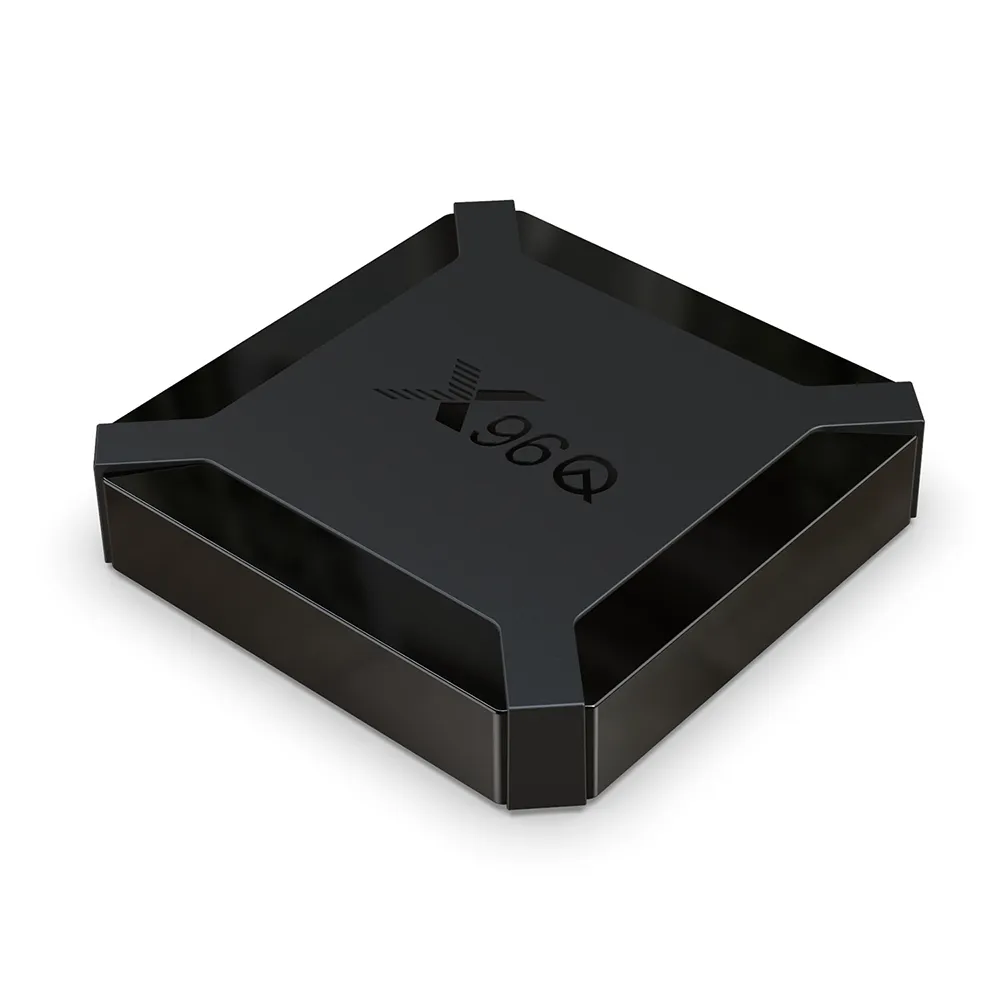 X96Q TV Box Android 10.0 Allwinner H313 2GB 16GB 스마트 쿼드 코어 4K 100M LAN 2.4GHZ Wi -Fi