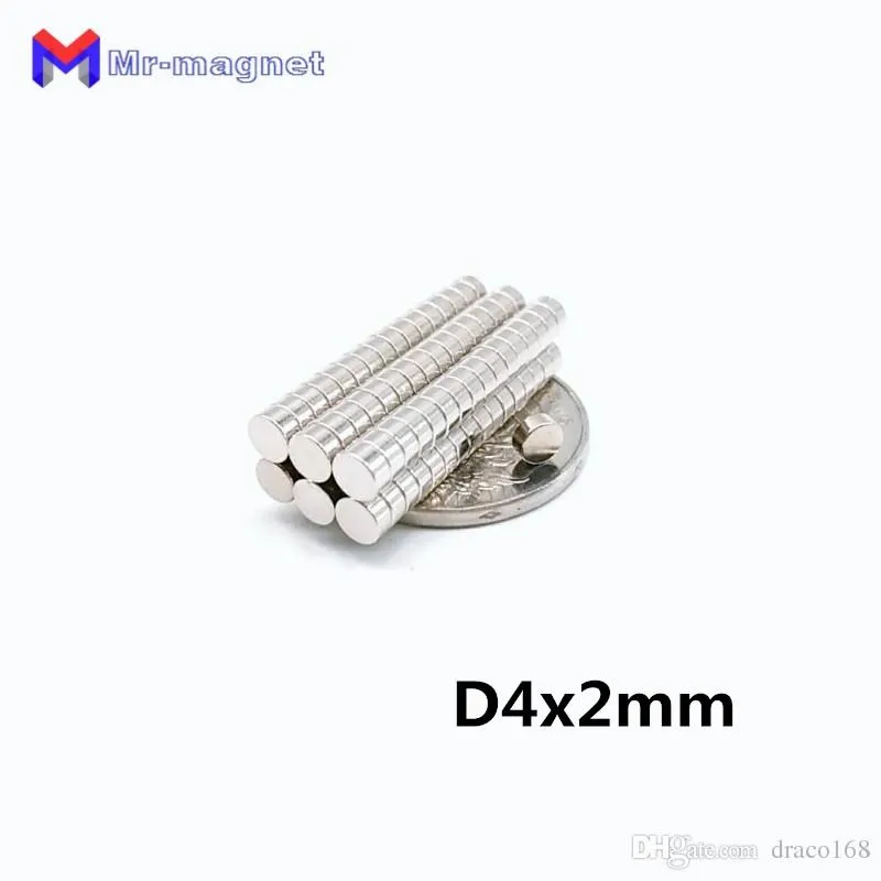 Wholesale Neodymium Small Round 4x2 And 4*2mm Disc Diameter