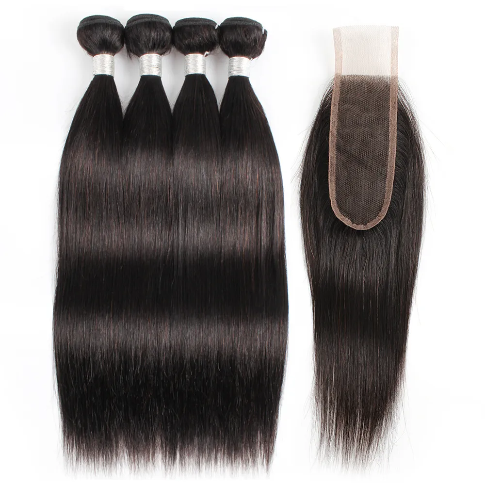DHgate.com:Natural Color Brazilian Straight Remy Human Hair Weave ...